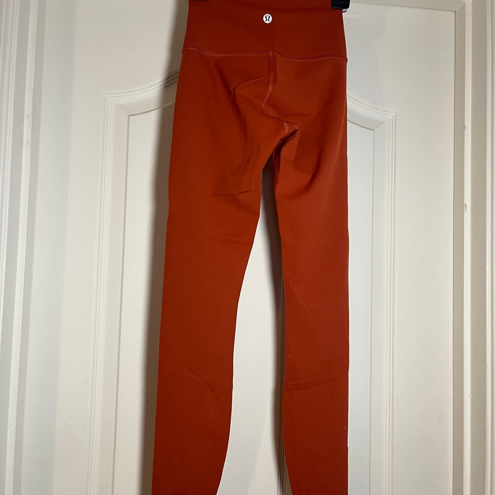 lululemon athletica Orange Leggings